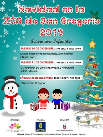 Cartel de las actividades  (Foto TA)